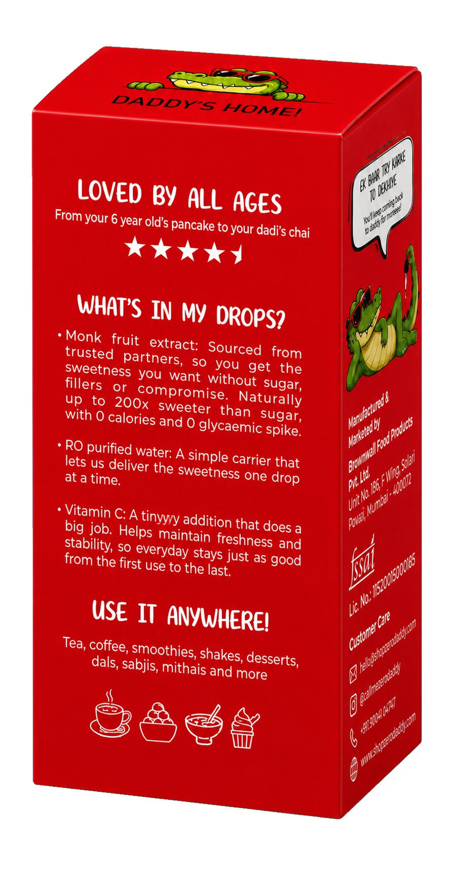 Monk Fruit 100% Pure Drops